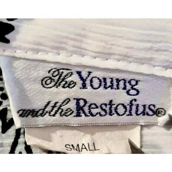 The Young and The Restofus Floral Button Up Shirt Women Plus Size S   286P - Picture 4 of 5